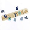 Personalized Wooden Name Puzzle for Kids, Handmade in USA by Bloom Owl, Custom Baby Gifts for Boys and Girls Christmas or First Birthday, Montessori Toys