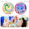 2 Pack Four Color Slime Toy - Candy Bag Packaging Butter Slime with Eight Cute Charms Included,Super Soft & Non-Sticky,Educational Stress Relief Toy,Birthday Gifts for Girl and Boys.