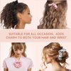 Satin Hair Scrunchies for Women,Satin Hair Ties Softer Than Silk Scrunchies for Hair Sleep,Silk Hair Ties No Damage,Elastics Ponytail Holder,3 Pack Black