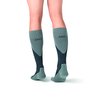 JOBST 7528911 Sport Knee High 15-20 mmHg Compression Socks, Black/Grey, Medium