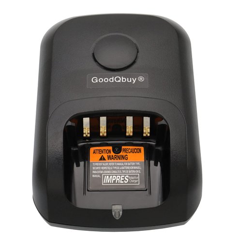 GoodQbuy Ni-MH Ni-CD Li-ion 12V/24V Battery Charging Dock DC Adapter Car Charger is Compatible with Motorola Radios XPR7550 XPR-6300 XPR-6550 XiR P-8200 DP-3600 XPR6580 XPR6380 XIRP8260 XPR6500