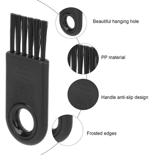 Shaver Cleaning Brush, Nylon Hair Durable Stable Electric Shaver Cleaning Brush Wearable 6Pcs for Household Cleaning for Computer Accessories