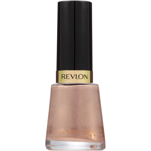 Revlon Nail Enamel, Chip Resistant Nail Polish, Glossy Shine Finish, in Nude/Brown, 915 Creme Brulee, 0.5 oz