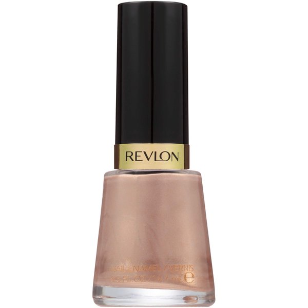 Revlon Nail Enamel, Chip Resistant Nail Polish, Glossy Shine Finish, in Nude/Brown, 915 Creme Brulee, 0.5 oz