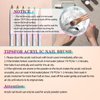 MAGIC ARMOR Nail Art Brushes Set,6PCS Professional Acrylic Nail Brushes for Acrylic Application Acrylic Powder Nail Extension and 3D Nail Carving Acrylic Brushes for Nail Salon DIY Size 4/6/8/10/12/14