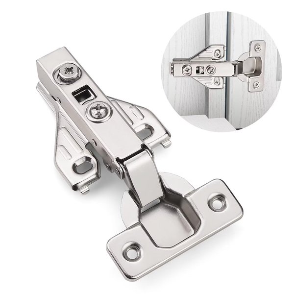 1 Pairs （2 Pack）Soft Close Kitchen Cabinet Door Hinges fit for Face Frame Cabinet,105 Degree Opening Angel Self Closing with Mounting Screws by Probrico