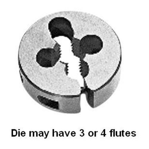 Gyros 92-32424 High Speed Steel Die 3/8-24 TPI, 1 1/2" Outside Diameter