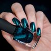 ILNP VIP - Black-Based Teal Magnetic Holographic Nail Polish