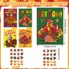Sayglossy 60 Sets Thanksgiving Coloring Books Bulk with Stickers Thanksgiving Turkey Coloring Books Harvest Turkey Theme Party Favors Color Your Own Crafts Fall Thanksgiving Activity Gifts Supplies