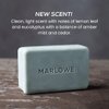 MARLOWE. No. 108 Polishing Soap Bar, 7oz, Lightly Exfoliating, Moisturizing & Cleansing Bar Soap for Men, Made with Natural Ingredients