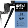 Khasana Ultra Voluminizing Intense Effect, Black Mascara for Extra-Volume, Waterproof & Long Lasting Formula, Clump Resistant Wand, 11X More Volume, Up to 48 Hrs Long Wear, Paraben Free. 1 Count
