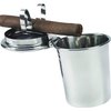 Stinky Cigar Car Ashtray, Spring Clip to Hold All Cigar Sizes, Stainless Steel