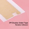 WENNALIFE Hair Extension Tape, Double Sided Replacement Tape Tabs for Tape in Hair Extensions No Residue Transparent Tape in Extension Replacement Tape, 72pcs 1.6x0.3 Inch/Piece
