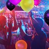 LovesTown 66PCS Glow Balloons Assorted, UV Neon Party Latex Balloons 12" Fluorescent Balloons with Small Dots for Birthday Wedding Glow Party Supplies