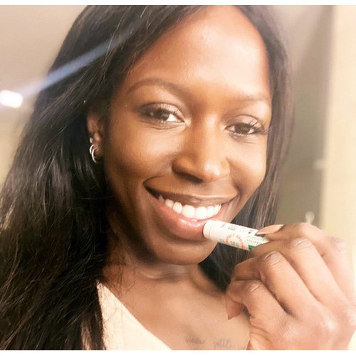 Eco Lips GOLD 100% Organic Lip Balm with Baobab - Soothe and Moisturize Dry, Cracked and Chapped Lips - 100% Plastic-Free Plant Pod Packaging (6 Tubes)