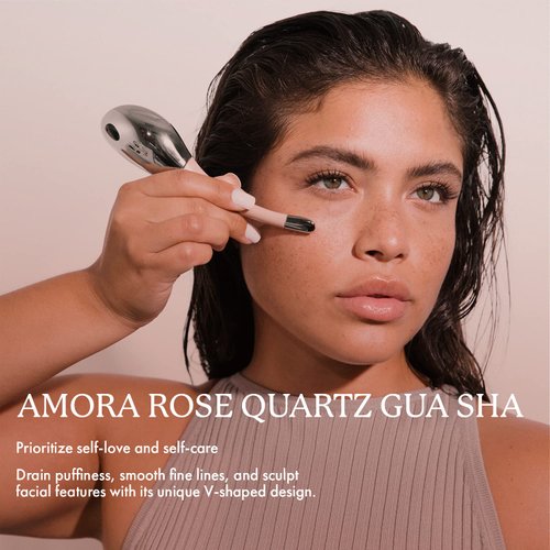 Vanity Planet Kera, 3-In-1 Cryotherapy Facial Globes and Gua Sha Beauty Tool – Revitalize Tired Skin, Reduce Puffiness and Alleviate Tension - Ideal for Facial Contours, Temples, Neck and Body