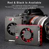 KOERTACOO Camera External Cooling System/Cooling Fan for Live Broadcast - with Cooling Sheet - for Sony A7M4/ZVE1/A6700/A7C2/ZV-E10/ZV1/A7C/A7S3/FX3,for Canon R5/R6, for Fujifilm X-T4/XS10 Cameras