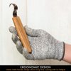 BeaverCraft Hook Knife Wood Carving SK1S Spoon Carving Knife with Leather Sheath - Wood Carving Hook Knife - Spoon Bowl Carving Tools - Wood Carving Tools for Beginner and Profi Whittling Knives Tools