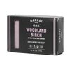 Barrel & Oak - Exfoliating Bar Soap, Men's Soap Bar, Deep Cleans Pores & Removes Dead Skin, Certified Sustainable Palm Oil, Charcoal Powder, & Olive Stone, Vegan (Woodland Birch, 6 oz)