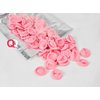 100 PCS Pink Natural Latex Rubber Finger Cots for Protection