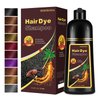 Hair Color Shampoo for Men and Women, 3 in 1 Black Hair Dye, 16.9 Floz, Safe and Natural Para Canas