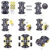 Robot Kit 4WD Robot Car Smart Chassis Kit with 4 TT Motor for UNO R3/Mega 2560/Raspberry Pi/Jetson Nano, Smart Robot Car Chassis DIY Learning Kit