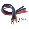 Share Goo 6Pack 7.87" 14AWG 3.5mm Gold Bullet Connector 3.5 Banana Plug Extension Cable Male Female Wire for RC Car Boat Brushless Motor ESC