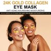 TIME WARRIOR Under Eye Patches (20 Pairs) - Golden Eye Mask with Amino Acid & Collagen, Eye Care for Wrinkles, Puffy Eyes & Dark Circles, Skincare Treatment for Men & Women