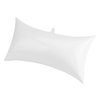 EORTA Inflatable Bathtub Pillow Anti-Slip Aerated Bath Pillow with Suction Cup Spa Bath Cushion for Head Neck Rest Relax, Home, Bathroom, White, 13.8"X7.8"