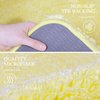 Walensee Bathroom Rug Non Slip Bath Mat for Bathroom (16 x 24, Yellow) Water Absorbent Soft Microfiber Shaggy Bathroom Mat Machine Washable Bath Rug for Bathroom Thick Plush Rugs for Shower