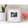 Pearhead Love at First Sight Rustic Sonogram Photo Frame, Baby Keepsake Picture Frame, Gender-Neutral Nursery Décor, Ultrasound Or Sonogram Photo, 4" x 3" Photo Insert, Farmhouse Rustic