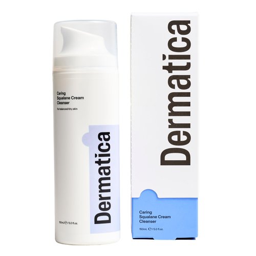 Dermatica Caring Squalane Cream Cleanser I Daily Wash For Dry or Combination Skin Types (150ml)