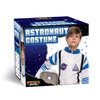 Spooktacular Creations Halloween Child Unisex White black details Astronaut Costume for Party Favors (Medium (8-10yr))