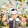 100 PCS Wildlife Wild One Jungle Animal Temporary Tattoos Sticker Wild One 1st First Birthday Decorations Party Supplies Favors Gifts Boys Girls Safari Zoo Cute Fake Tattoo School Reward Themed