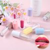 oruola 6pcs Empty Lip Gloss Tubes,Lip Gloss Tubes,6 ml Clear Lip Gloss Containers with Wand Cuticle Oil Dispenser,Refillable Transparent Lip Gloss Bottles for Women Girls DIY Makeup (Colorful)