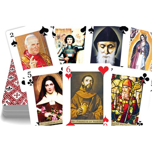 Holy Playing Cards: Saints Edition | Premium Card Deck Featuring The Saints