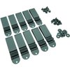 Quick Clip Pro Holster Clips, Black Oxide Steel for 1.75" Belts. IWB OWB Kydex, Leather, Hybrid Holster Making. w/Hardware Binding Posts/Screws Made in USA (1.75" 2-Pack)