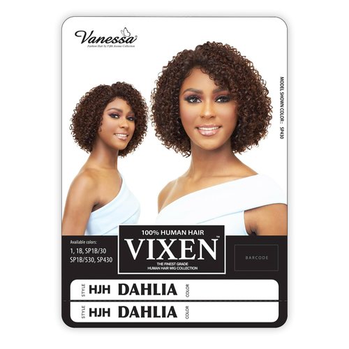 VANESSA Human Hair Wig Vixen Dahlia (Piano Mix Off Black_Light Auburn SP1B/30)