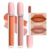BINGBRUSH Super Stay Matte Longwear No-Budge Liquid Lipstick Makeup,Highly Pigmented Color and Instant Shine, Cheeky, Soft Matte Lip Cream Lightweight Lipgloss (01#&02#, Pack of 2)