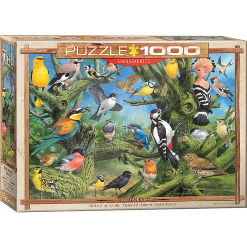 EuroGraphics Garden Birds by Joahn Francis 1000-Piece Puzzle
