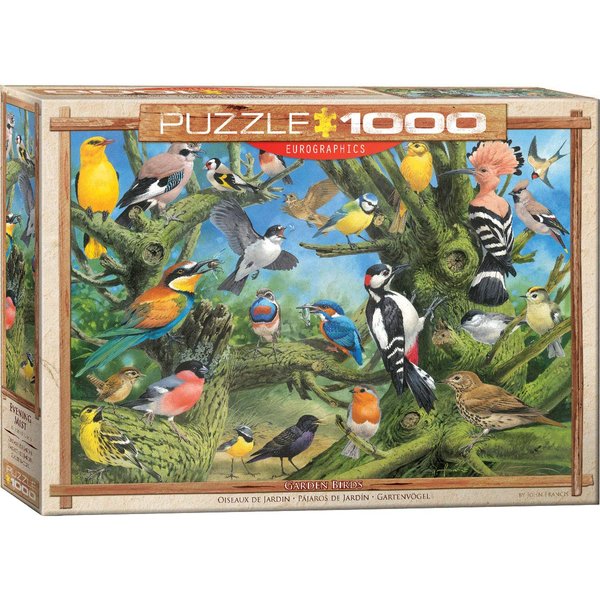 EuroGraphics Garden Birds by Joahn Francis 1000-Piece Puzzle