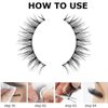 Reusable Self Adhesive Eyelashes Natural Multiple Reversible Self Sticking Waterproof False Eyelashes (L08)