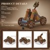 NUTCRACKER 3 in 1 Catapult Trebuchet Crossbow Building Block Set Medieval Ancient Machine Toy Building Set, Christmas Birthday Gifts for Adults Teens Boys Girls 12+ (568 Pieces