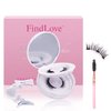 FindLove 2 Pairs Magnetic Lashes with Applicator Short Waterproof Magnetic Eyelashes Kit Natural Look Easy to Wear(XZ)