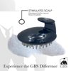 G.B.S Hair Scalp Massager Shampoo Brush, Promotes Hair Growth, Improves Circulation, Reduces Stress Hair Care Tool, Black and Red