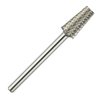 C & I Tapered Barrel Nail Drill Bit for Electric Nail Drill Machine of Nail Art (Grit Coarse, Silver)