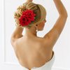 Qianyu Rose Flower Hair Combs Red Rose Flower Bohemia Flannel Elegant Hairpins Bride Hanfu Costume Hair Clips Decor Accessories for Women Girls Party Wedding Mother's Day Headpieces