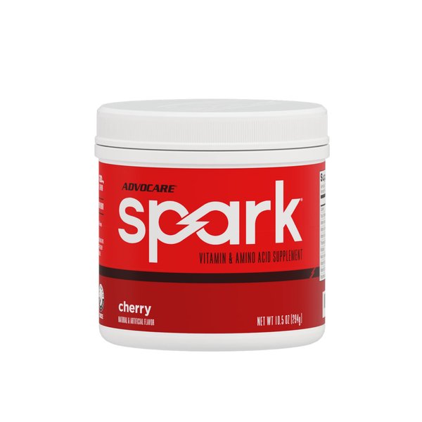 AdvoCare Spark Vitamin & Amino Acid Supplement - Focus & Energy Drink Powder Mix with Vitamin A, B-6, C & E - Also Includes L-Carnitine & L-Tyrosine - Cherry, 10.5 oz