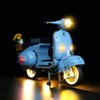 BRICKSHINING LED Lighting Compatible with Lego Vespa 125 10298, Light Kit Compatible with Lego 10298, Giving Light to Model, NOT Included The Model Set(Standard Customized Version)