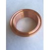 COLIBROX 2" Copper Tri Clamp Ferrule Beer Keg Still Adapter Fits 2" Copper Pipe no clamp